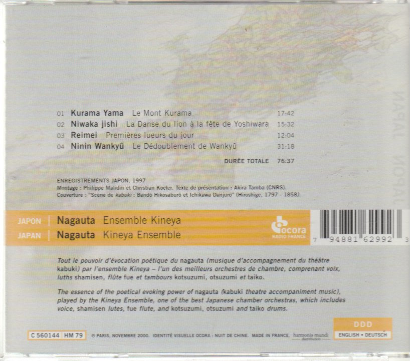 Ensemble Kineya - Japon Nagauta