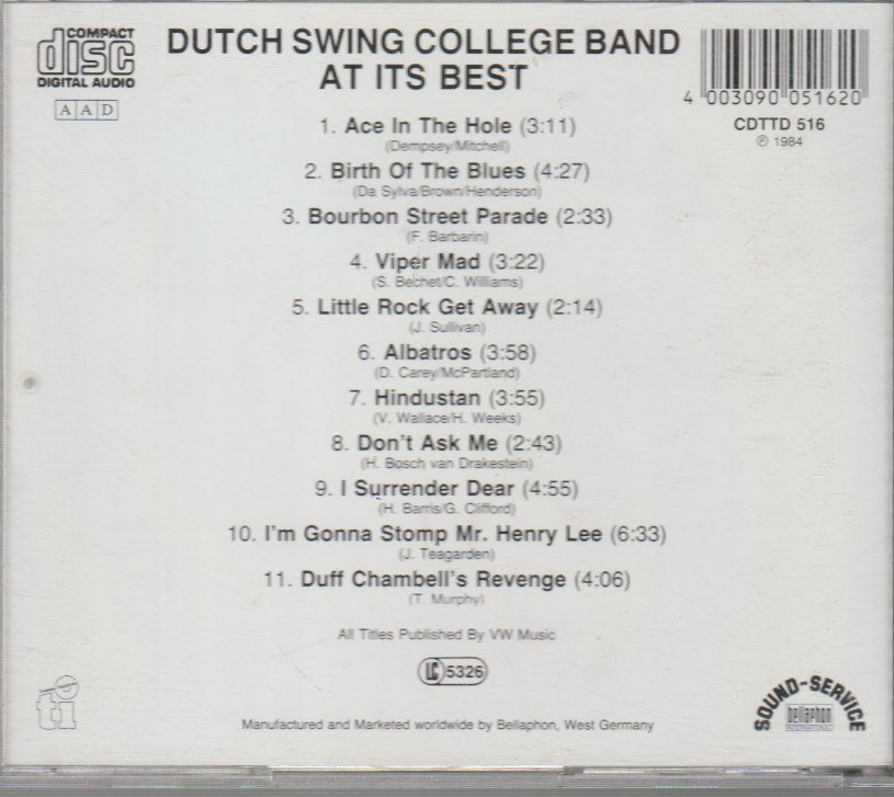 Dutch Swing College Band – At Its Best