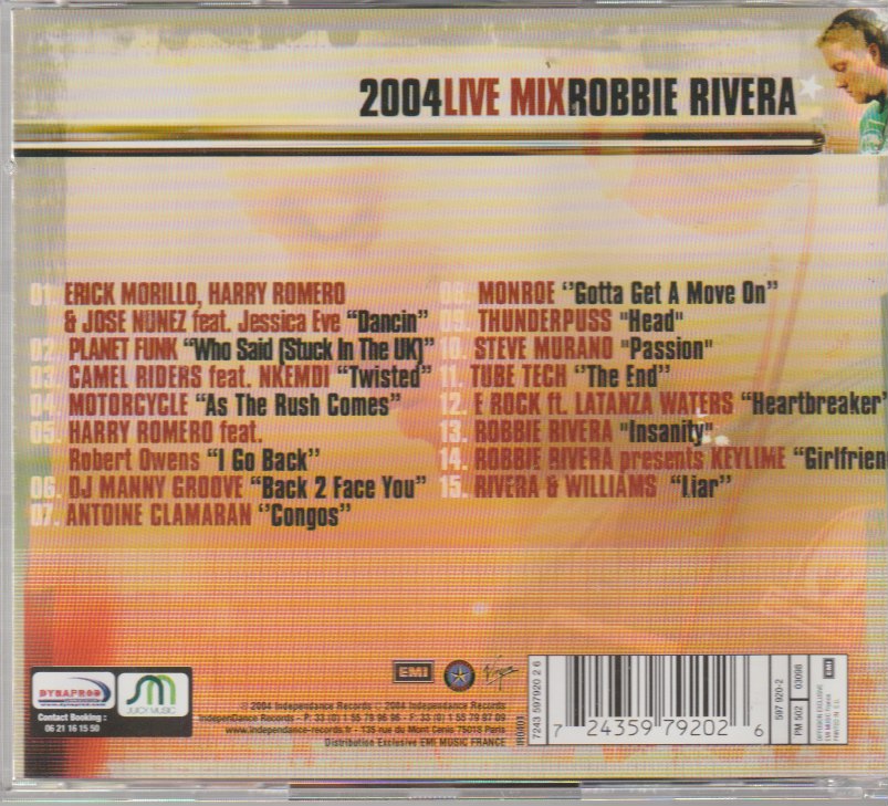 Robbie Rivera – 2004 Live Mix