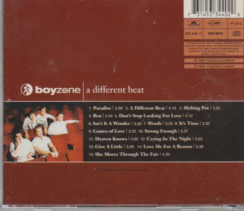 Boyzone – A Different Beat