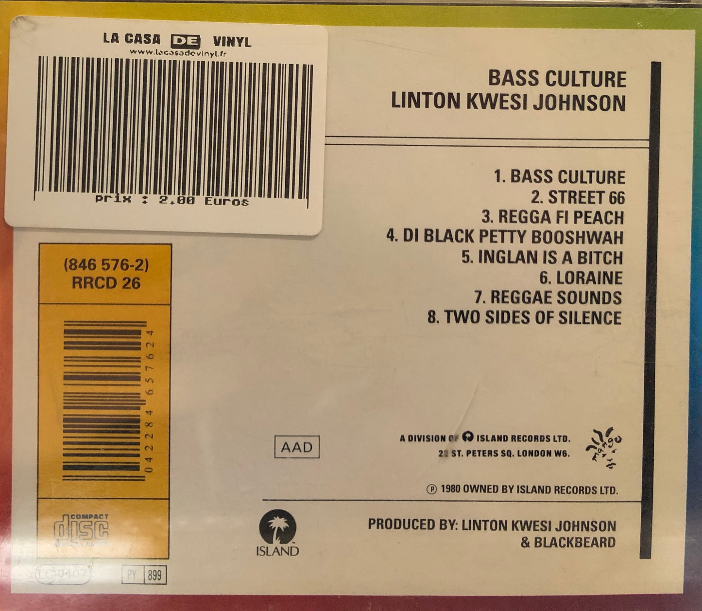 Linton Kwesi Johnson - Bass Culture