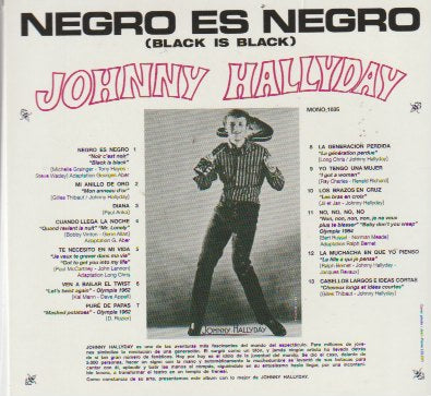 Johnny Hallyday - Negro Es Negro