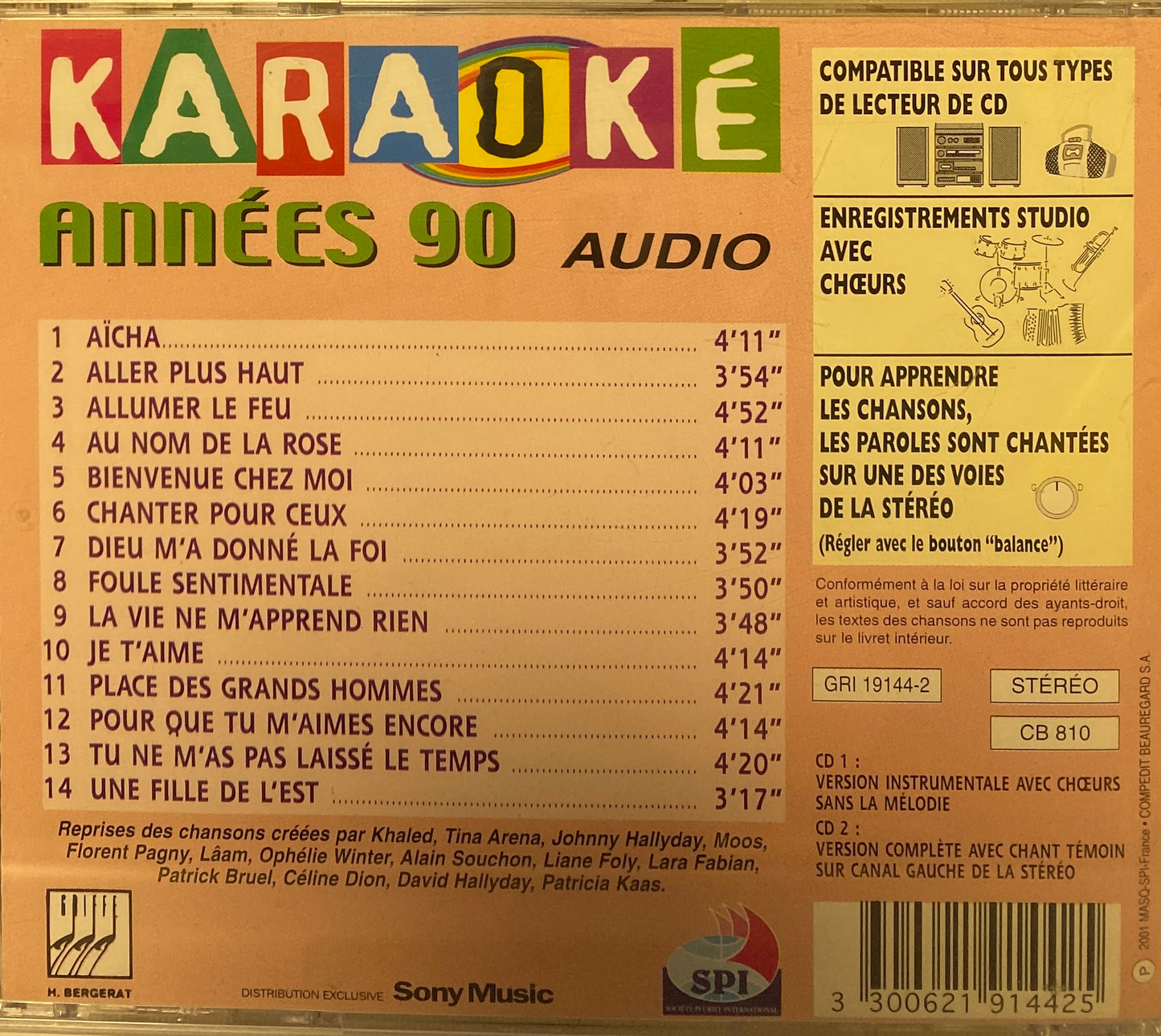 Karaoké Années 90