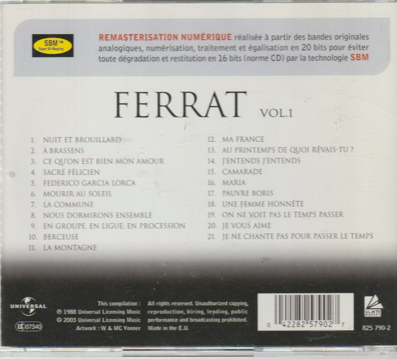 Jean Ferrat - Ferrat Vol. 1