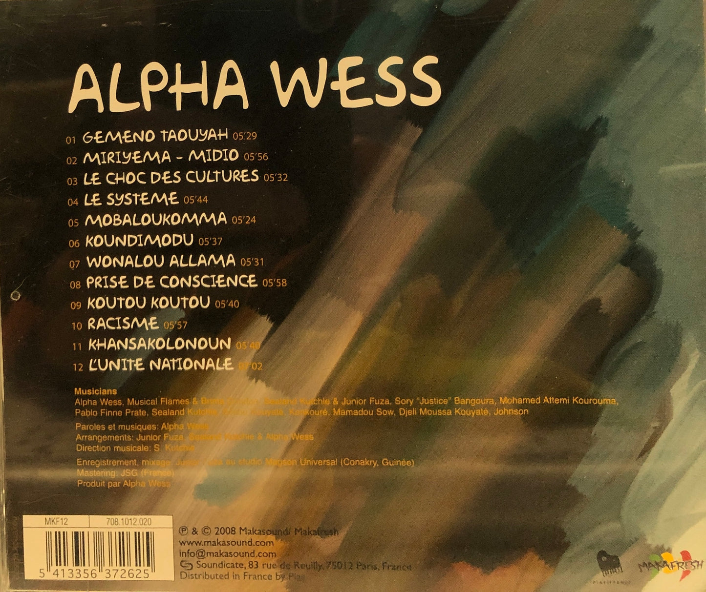 Alpha Wess - Le Choc Des Cultures