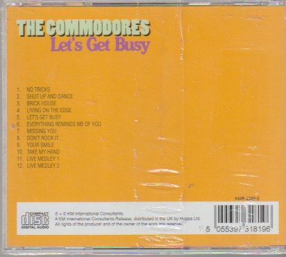 Commodores - Lets get busy