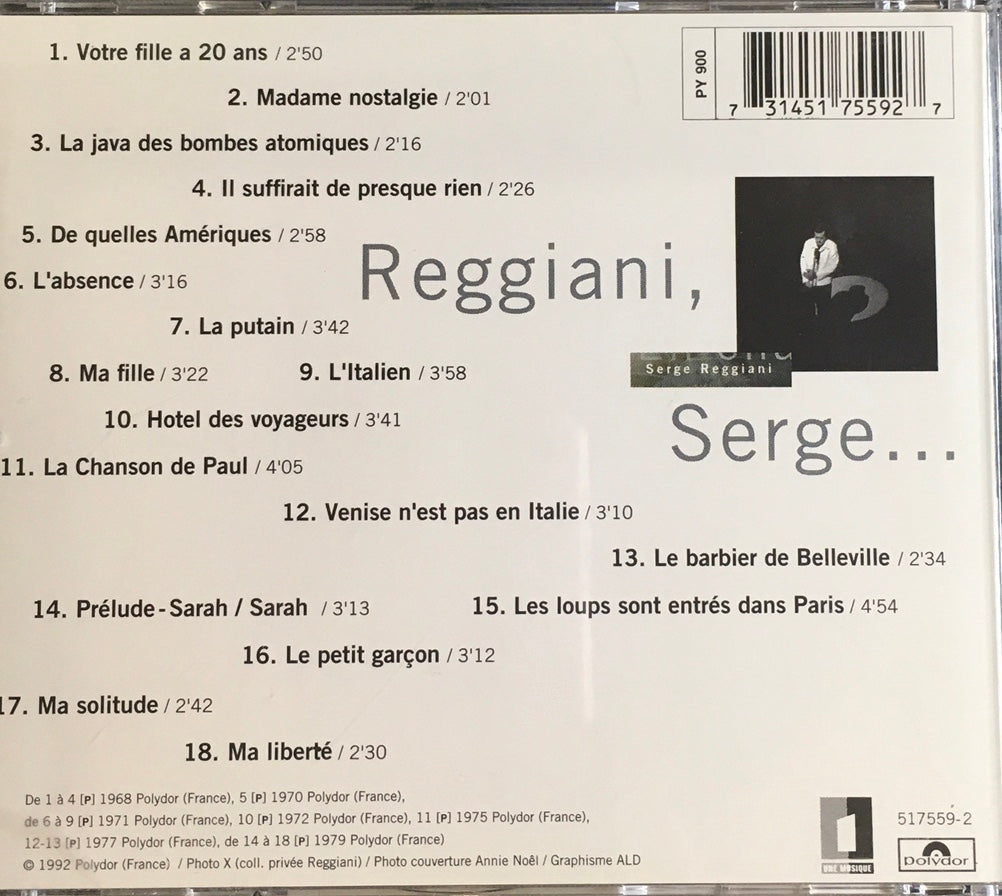 Serge Reggiani - Reggiani, Serge...