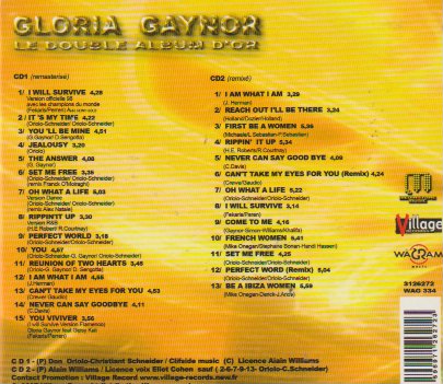 Gloria Gaynor - Le double album d'or